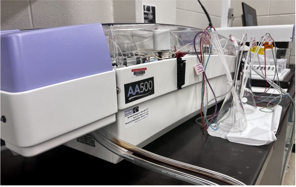 water quality lab machinery