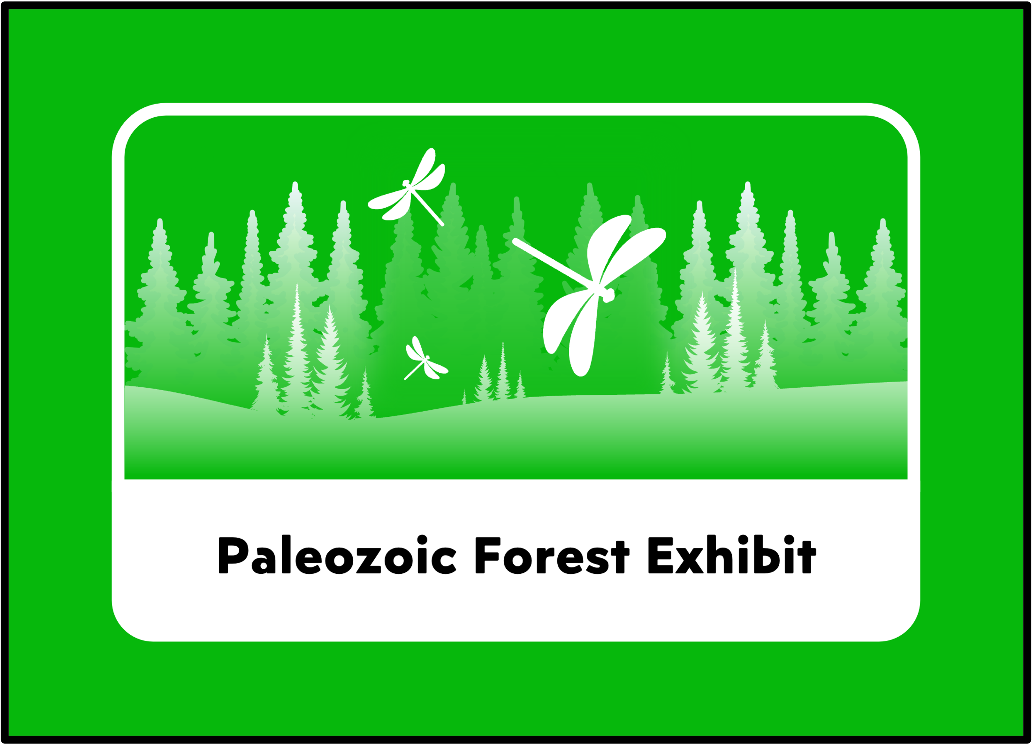 Specimania Exhibit Card - Paleozoic Forest