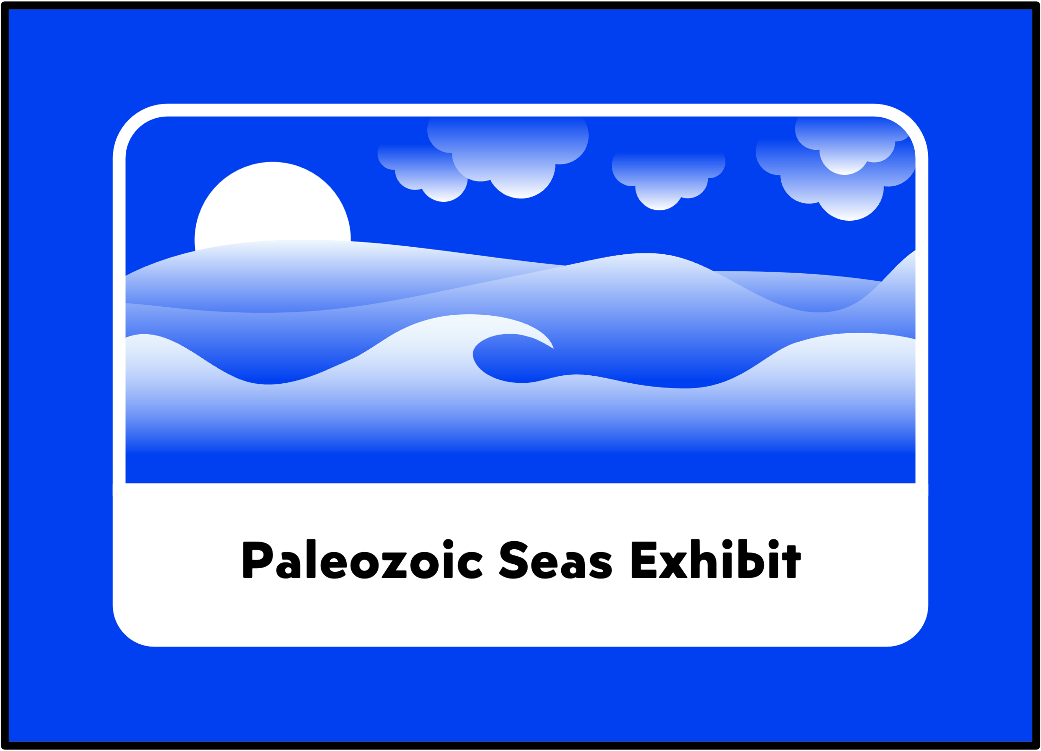 Specimania Exhibit Card - Paleozoic Seas